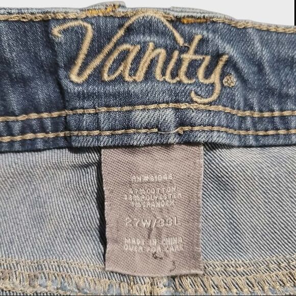 Vanity Flare Jeans Original Womens 29W Lower Rise Medium Wash - Picture 7 of 7